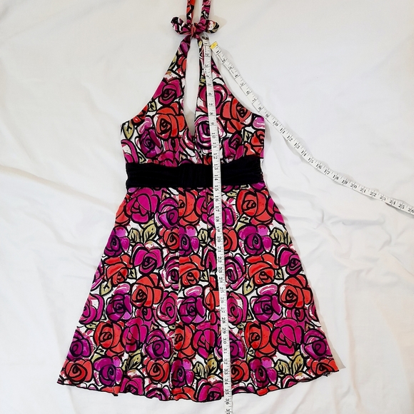 ● Seecklless | Floral Print hatler Dress - Picture 10 of 11